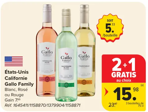 Offre: Gallo Family