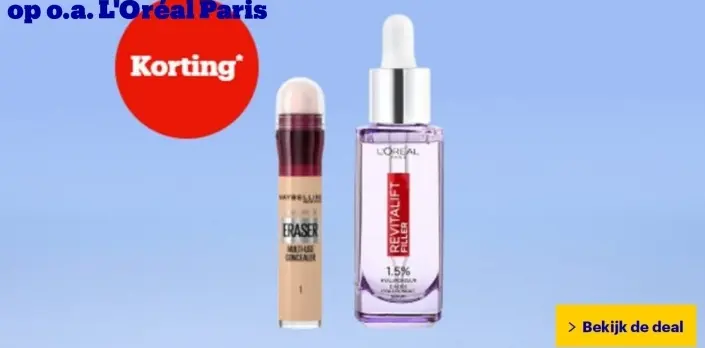 Aanbieding: Maybelline Eraser Multi-Use Concealer & L'Oréal Paris