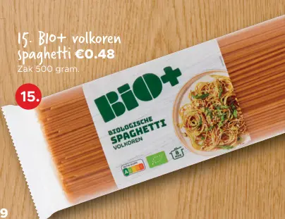 Aanbieding: volkoren Spaghetti