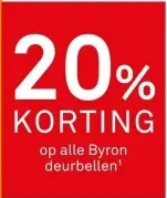 Aanbieding: Byron deurbellen