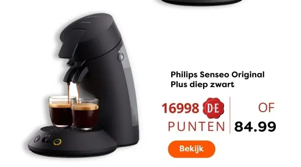 Aanbieding: Senseo Original Plus diep zwart