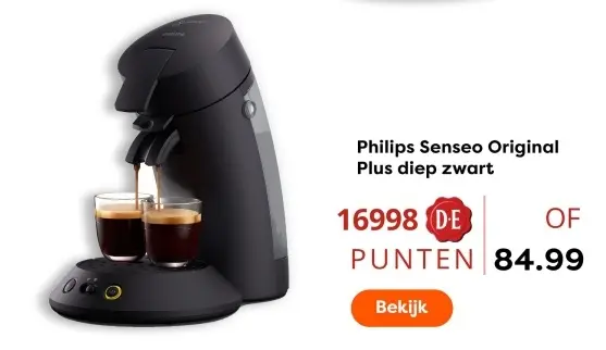 Aanbieding: Senseo Original Plus diep zwart