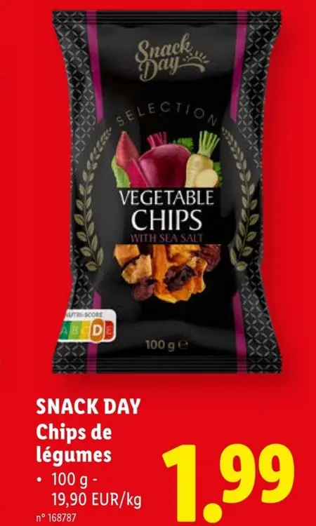 Offre: Chips de légumes