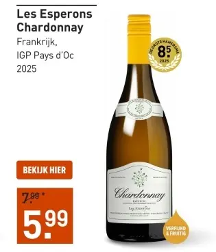 Aanbieding: Les Esperons Chardonnay