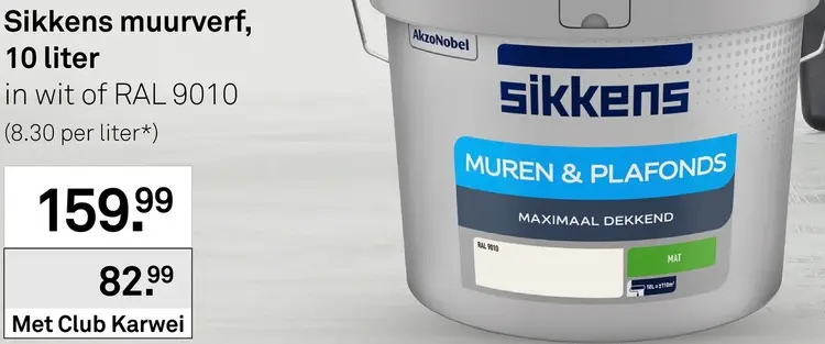 Aanbieding: Muurverf