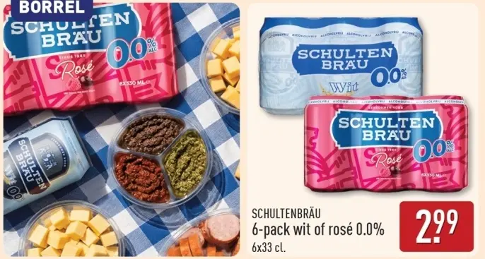 Aanbieding: 6-pack wit of rosé 0.0%