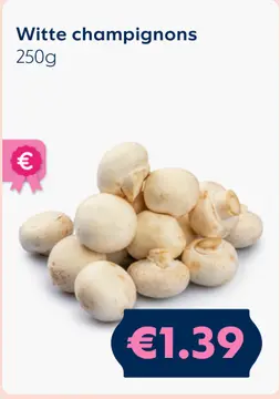 Aanbieding: Witte champignons