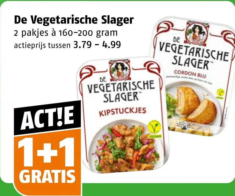 Aanbieding: Vegetarische vleesvervangers