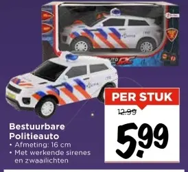 Aanbieding: Bestuurbare Politieauto
