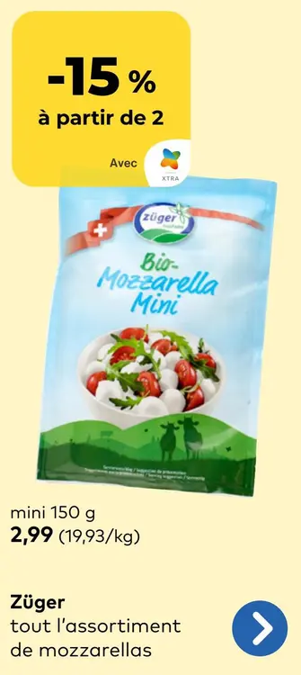 Offre: Bio-Mozzarella Mini