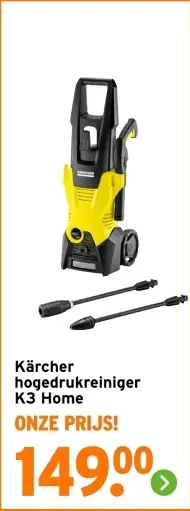 Aanbieding: Kärcher hogedrukreiniger K3 Home