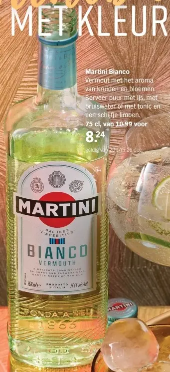 Aanbieding: Martini Bianco Vermouth