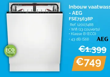Aanbieding: Inbouw vaatwasser
