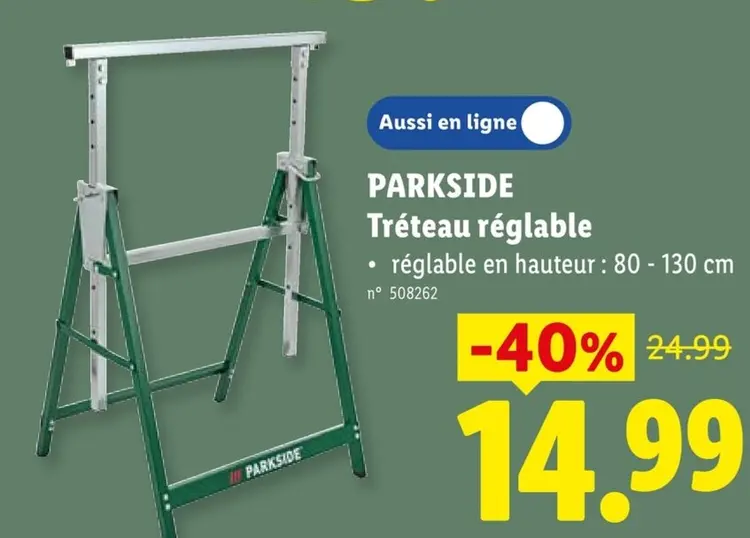 Offre: Tréteau réglable