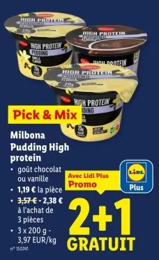 Offre: Pudding High protein
