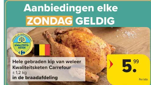 Promotie: Hele gebraden kip