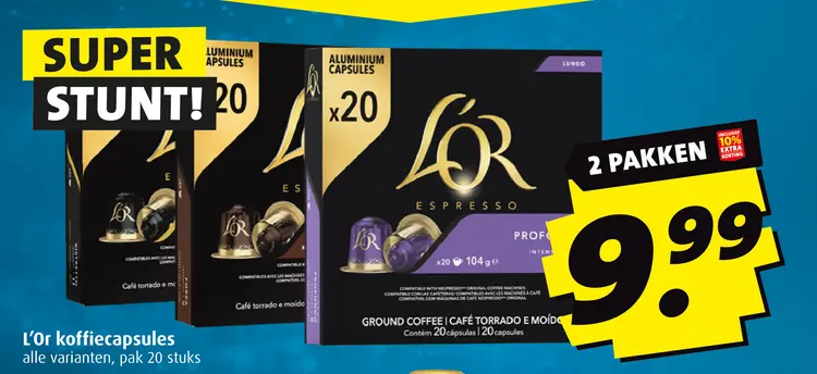 Aanbieding: L'Or koffiecapsules