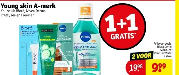 Aanbieding: Young skin A-merk
