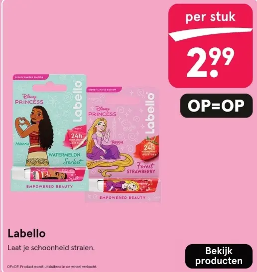 Aanbieding: Labello Disney Princess