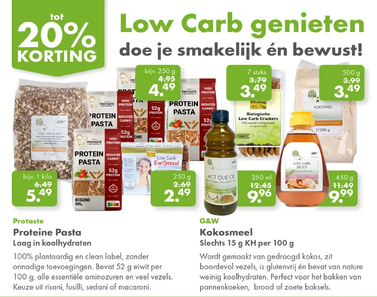Aanbieding: Low Carb