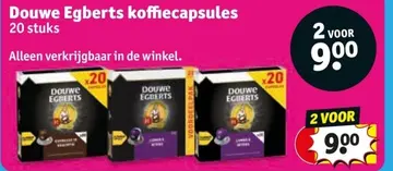 Aanbieding: Douwe Egberts koffiecapsules