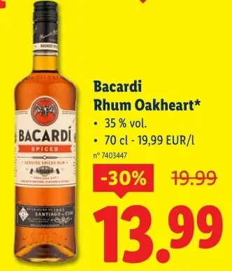Offre: Rhum Oakheart