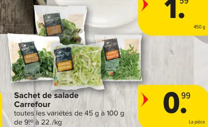 Offre: Sachet de salade