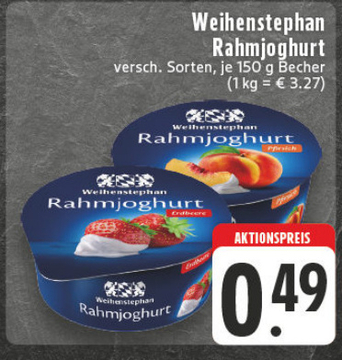 Aanbieding: Weihenstephan Rahmjoghurt