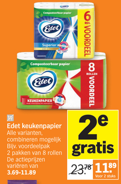 Aanbieding: Edet keukenpapier