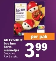 Aanbieding: Bao bun kerst-mannetjes