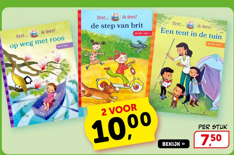 Promotie: Ssst... ik lees! boeken