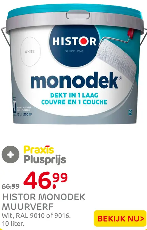 Aanbieding: Monodek Muurverf