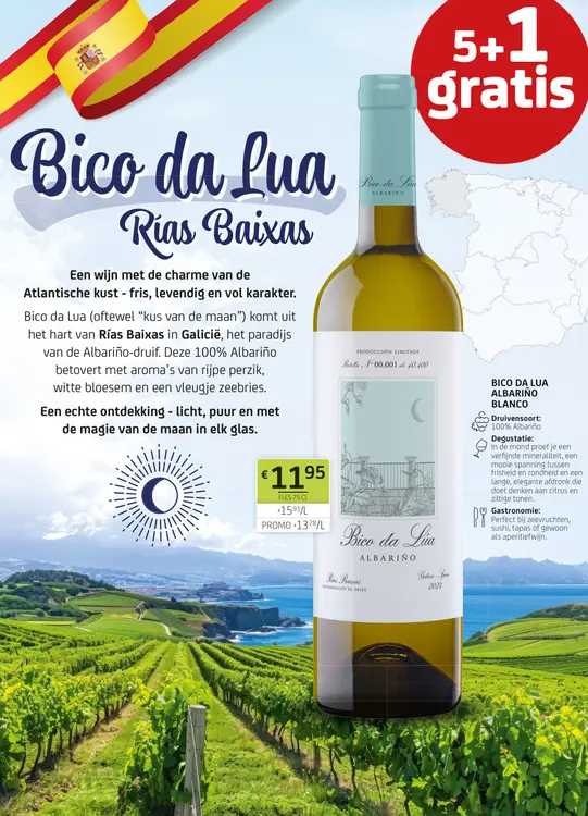 Promotie: Bico da Lua Albariño Blanco