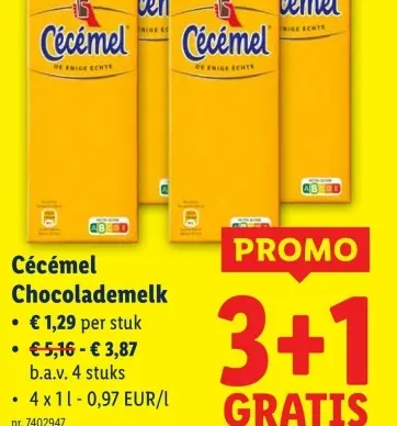 Promotie: Cécémel Chocolademelk