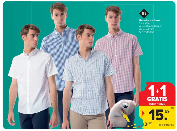 Promotie: Hemd voor heren