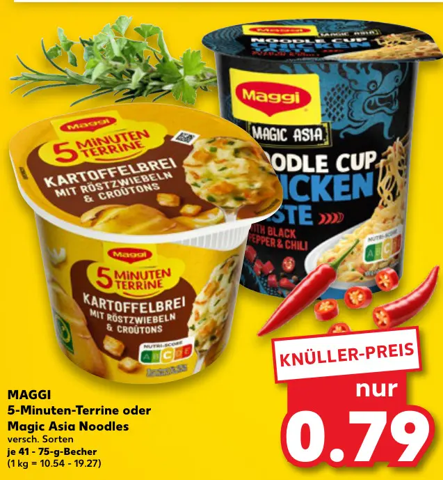 Aanbieding: 5-Minuten-Terrine oder Magic Asia Noodles