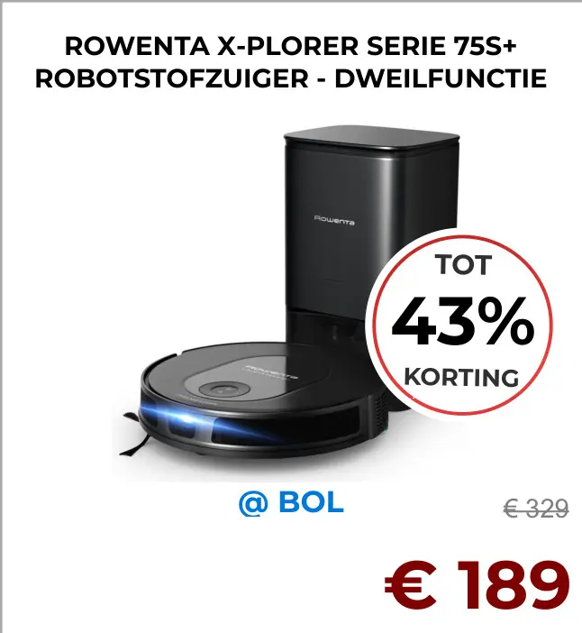 Aanbieding: Rowenta x-plorer serie 75s+