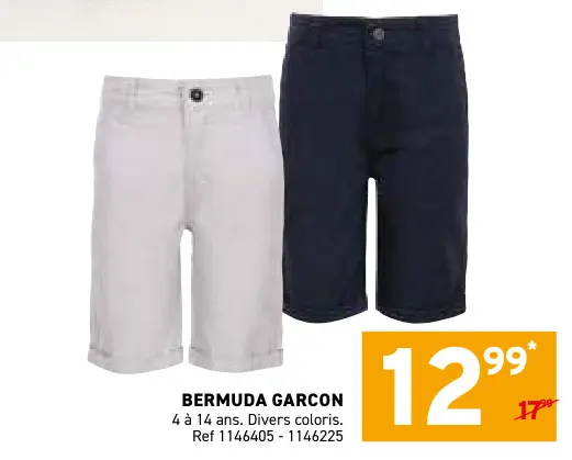 Offre: Bermuda garcon