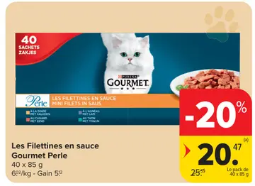 Offre: Les Filettines en sauce Gourmet Perle