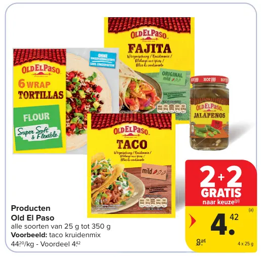Promotie: Producten Old El Paso