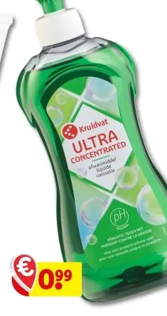 Promotie: Ultra concentrated afwasmiddel