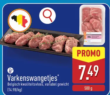 Promotie: Varkenswangetjes