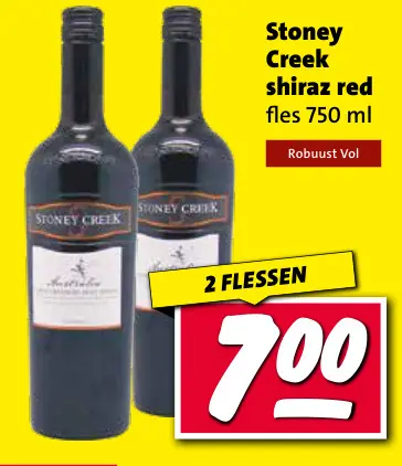 Aanbieding: Stoney Creek shiraz red