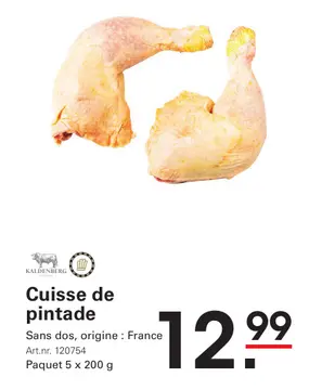 Offre: Cuisse de pintade