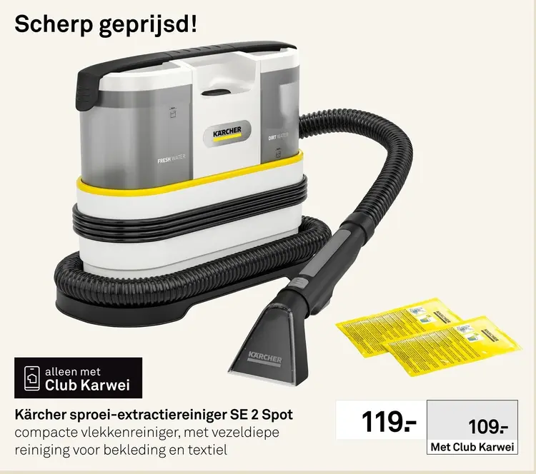 Aanbieding: Sproeiextractiereiniger SE 2 Spot