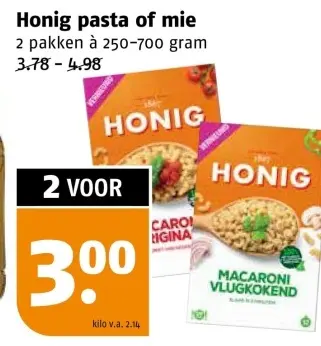 Aanbieding: Pasta of mie