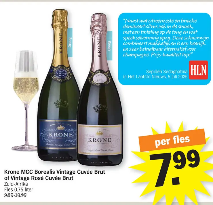 Aanbieding: Krone MCC Borealis Vintage Cuvée Brut of Vintage Rosé Cuvée Brut