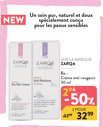 Offre: Crème anti-rougeurs