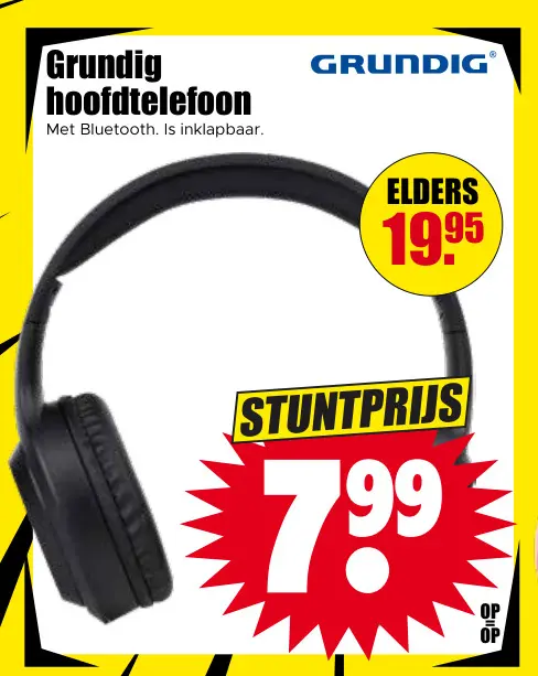 Aanbieding: Hoofdtelefoon