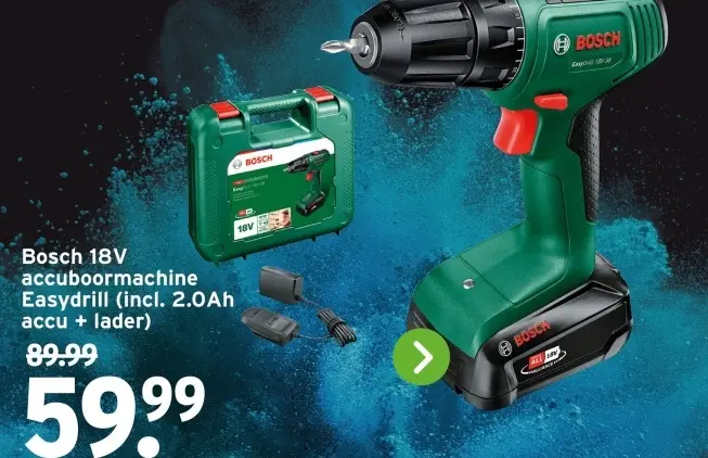 Aanbieding: accuboormachine Easydrill